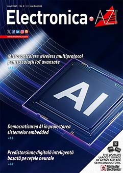 Coperta revistei Electronica Azi — publicație de electronică, automatică și embedded